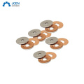 Custom bimetal copper clad aluminum washer